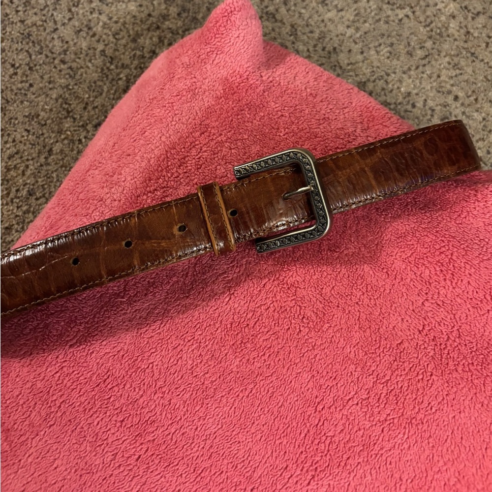 Old Navy Dark Brown Leather Belt